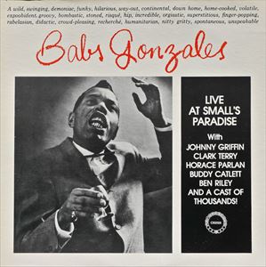 BABS GONZALES / バブス・ゴンザレス / LIVE AT SMALL'S PARADISE