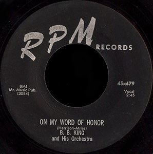 ON MY WORD OF HONOR/B.B. KING/B.B.キング｜SOUL/BLUES/GOSPEL｜ディスクユニオン･オンライン ...