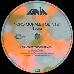 NORO MORALES / ノロ・モラレス / SAONA / GILLES PETERSON REMIX