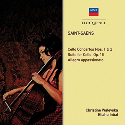 CHRISTINE WALEWSKA / クリスティーヌ・ワレフスカ / SAINT-SAENS: MUSIC FOR CELLO & ORCHESTRA