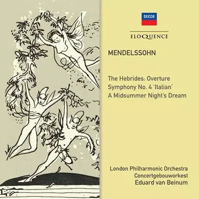 EDUARD VAN BEINUM / エドゥアルト・ファン・ベイヌム / MENDELSSOHN: SYMPHONY NO.4 / MIDSUMMER NIGHT'S DREAM
