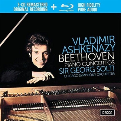 VLADIMIR ASHKENAZY / ヴラディーミル・アシュケナージ / BEETHOVEN: COMPLETE PIANO CONCERTOS (3CD+1BD AUDIO)