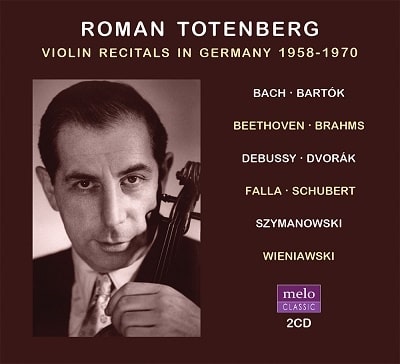 ROMAN TOTENBERG / ロマン・トーテンベルク / VIOLIN RECITALS IN GERMANY 1958-1970