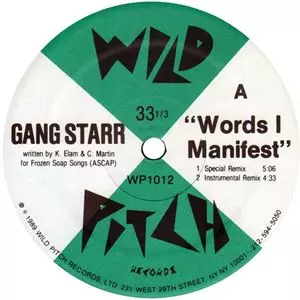 WORDS I MANIFEST/GANG STARR｜HIPHOP/R&B｜ディスクユニオン