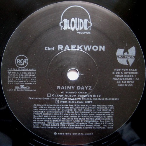 RAEKWON / レイクウォン / RAINY DAYZ REMIX