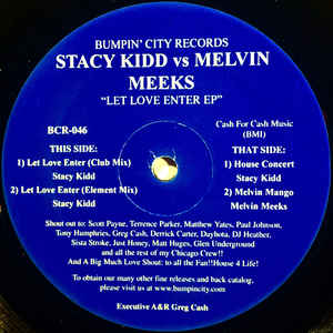 STACY KIDD VS MELVIN MEEKS / LET LOVE ENTER EP