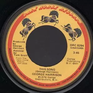 GEORGE HARRISON / ジョージ・ハリスン / THIS SONG