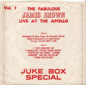 JAMES BROWN / ジェームス・ブラウン / LIVE AT THE APOLLO