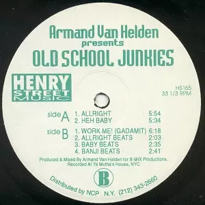 ARMAND VAN HELDEN / アーマンド・ヴァン・ヘルデン / OLD SCHOOL JUNKIES