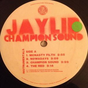 JAYLIB (JAY DEE & MADLIB) / ジェイリブ / CHAMPION SOUND INSTRUMENTALS