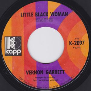 VERNON GARRETT / ヴァーノン・ギャレット / LITTLE BLACK WOMAN / LONG LONELY NIGHTS