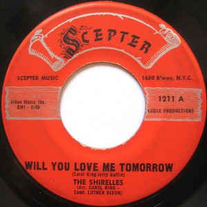 SHIRELLES / シュレルズ / WILL YOU LOVE ME TOMORROW / BOYS