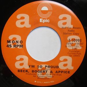 BECK, BOGERT AND APPICE / ベック,ボガート&アピス / I'M SO PROUD