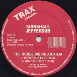 MARSHALL JEFFERSON / マーシャル・ジェファーソン / HOUSE MUSIC ANTHEM