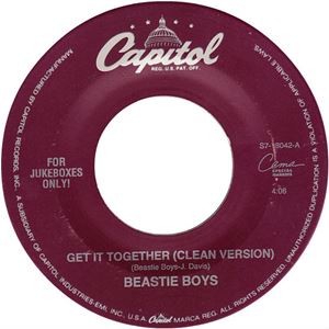 beastie boys get it togeter UK盤 7inch - 洋楽