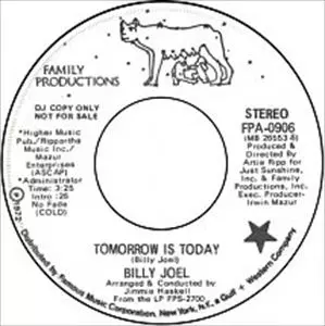 BILLY JOEL / ビリー・ジョエル / TOMORROW IS TODAY