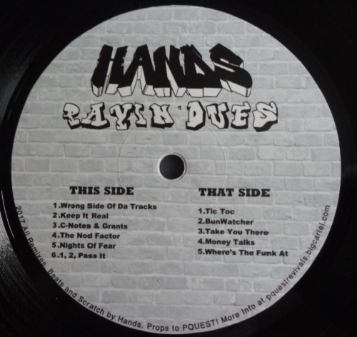 HANDS / ハンズ / PAYIN' DUES "LP"