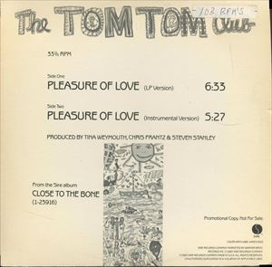 TOM TOM CLUB / トム・トム・クラブ / PLEASURE OF LOVE