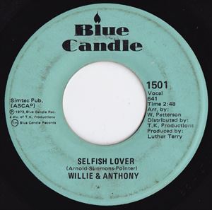 WILLIE & ANTHONY / I CAN'T LEAVE YOUR LOVE ALONE