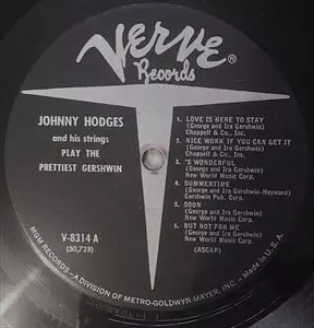JOHNNY HODGES / ジョニー・ホッジス / PLAY THE PRETTIEST GRESHWIN