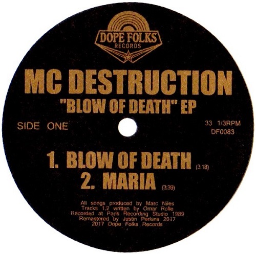 MC DESTRUCTION / BLOW OF DEATH EP