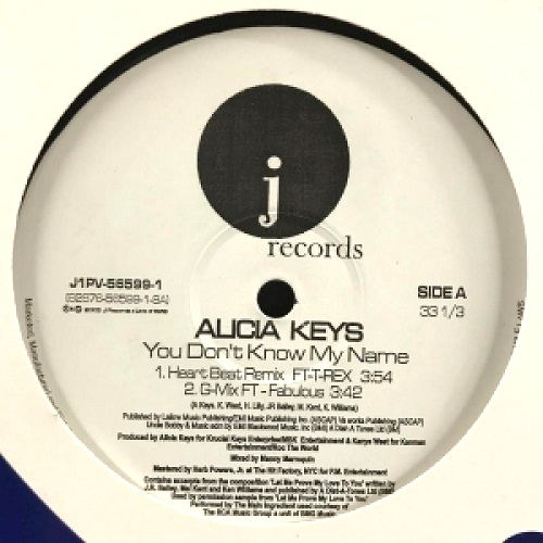 ALICIA KEYS / アリシア・キーズ / YOU DON'T KNOW MY NAME