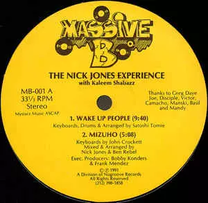 NICK JONES EXPERIENCE / WAKE UP PEOPLE / MIZ