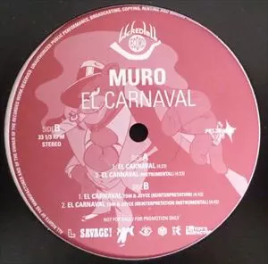 DJ MURO / DJムロ / EL CARNAVAL 12"