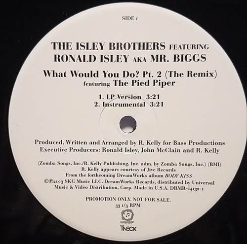 ISLEY BROTHERS / アイズレー・ブラザーズ / WHAT WOULD YOU DO? PT.2 (THE REMIX) 12"