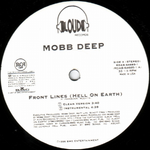 MOBB DEEP / モブ・ディープ / FRONT LINES 12" (PROMO)