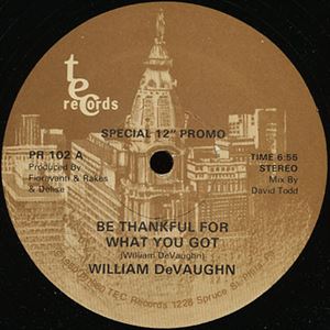 WILLIAM DEVAUGHN / ウィリアム・ディボーン商品一覧｜SOUL / BLUES