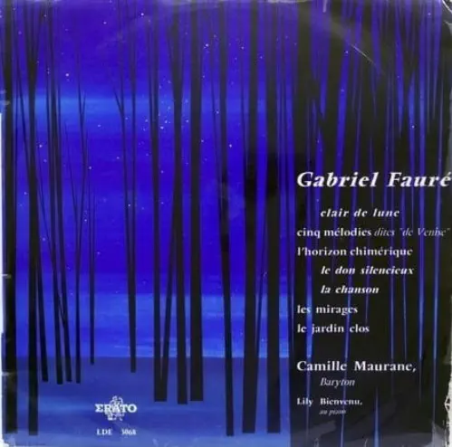 FAURE MELODIES/CAMILLE MAURANE/カミーユ・モラーヌ｜CLASSIC