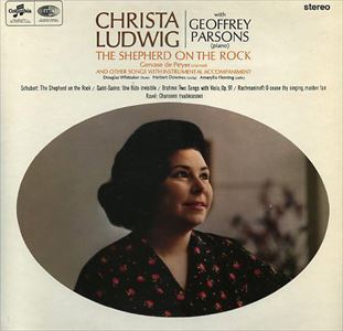 CHRISTA LUDWIG / クリスタ・ルートヴィヒ / SCHUBERT:SHEPHERD ON THE ROCK