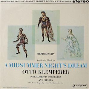 OTTO KLEMPERER / オットー・クレンペラー / MENDELSSOHN:MIDSUMMER NIGHT'S DREAM