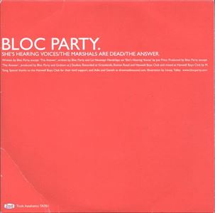 BLOC PARTY / ブロック・パーティー / SHE'S HEARING VOICES