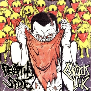 DEATH SIDE / CHAOS U.K. / SPLIT LP 