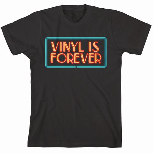 RECORD STORE DAY / NEON EMPIRE SLIM FIT BLACK T-SHIRT (SMALL) (BLACK FRIDAY EXCLUSIVE)