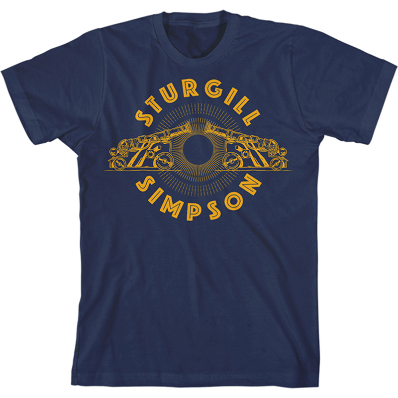 RECORD STORE DAY / STURGILL SIMPSON - CANNONS (SLIM FIT T-SHIRT NAVY SMALL)