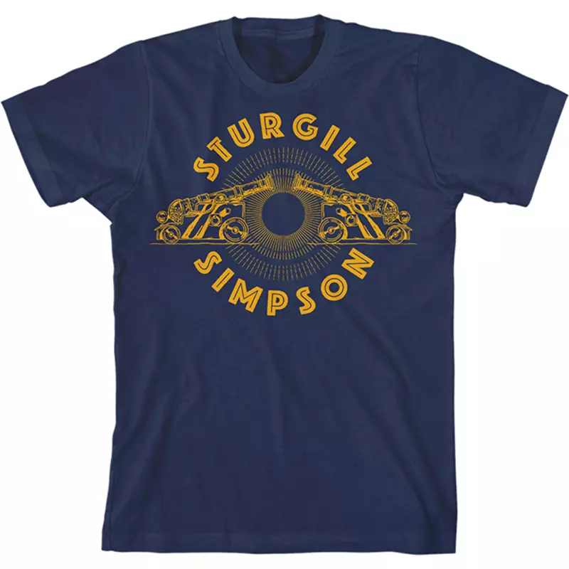 RECORD STORE DAY / STURGILL SIMPSON - CANNONS (SLIM FIT T-SHIRT NAVY SMALL)