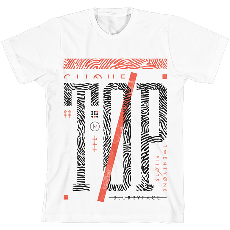 RECORD STORE DAY / TWENTY ONE PILOTS - PRIMAL INITIAL (SLIM FIT T-SHIRT WHITE SMALL)