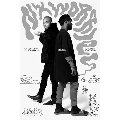 (フレーム付き)NxWorries アートポスター NXWORRIES POSTER XL/NxWorries (Anderson .Paak & Knxwledge)｜HIPHOP