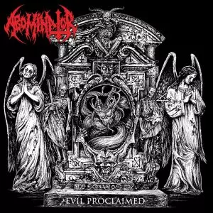 ABOMINATOR / EVIL PROCLAIMED<RED/BLACK SPLATTER VINYL>