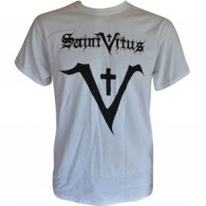 SAINT VITUS / セイント・ヴァイタス / BLACK-LOGO WHITE-T-SHIRT<SIZE:L> 