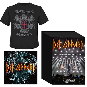 DEF LEPPARD / デフ・レパード / AND THERE WILL BE A NEXT TIME...LIVE FROM DETROIT  / アンド・ゼア・ウィル・ビー・ア・ネクスト・タイム...ライヴ・フロム・デトロイト<完全生産限定DVD+3CD+Tシャツ(Lサイズのみ)>