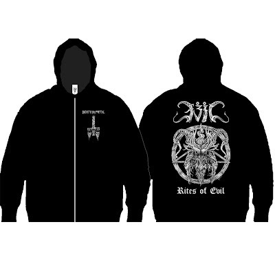 EVIL (from JAPAN) / イーヴル / EVIL × death by metal<ZIPPER HOODY><SIZE:S>