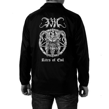 EVIL (from JAPAN) / イーヴル / EVIL × death by metal<COACH JACKET><SIZE:S>