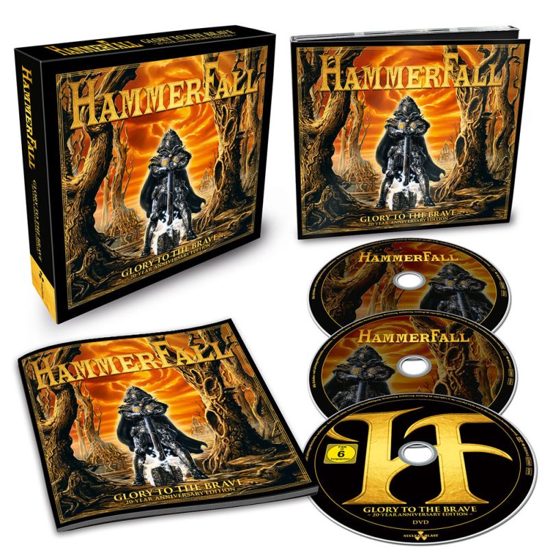 HAMMERFALL / ハンマーフォール / GLORY TO THE BRAVE ANNIVERSARY EDIT<2CD+DVD/DIGI>