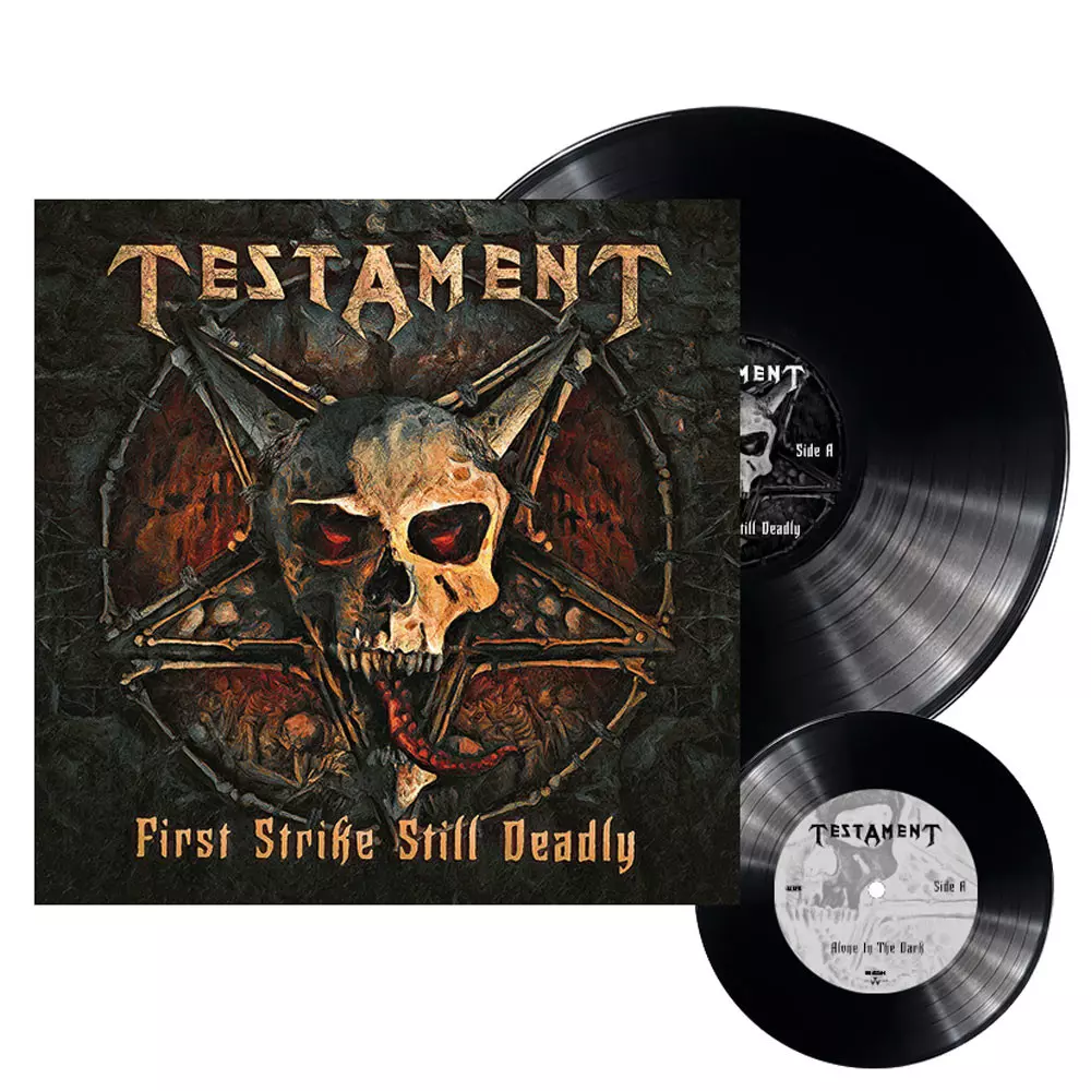 TESTAMENT / テスタメント / FIRST STRIKE STILL DEADLY<BLACK VINYL+7">