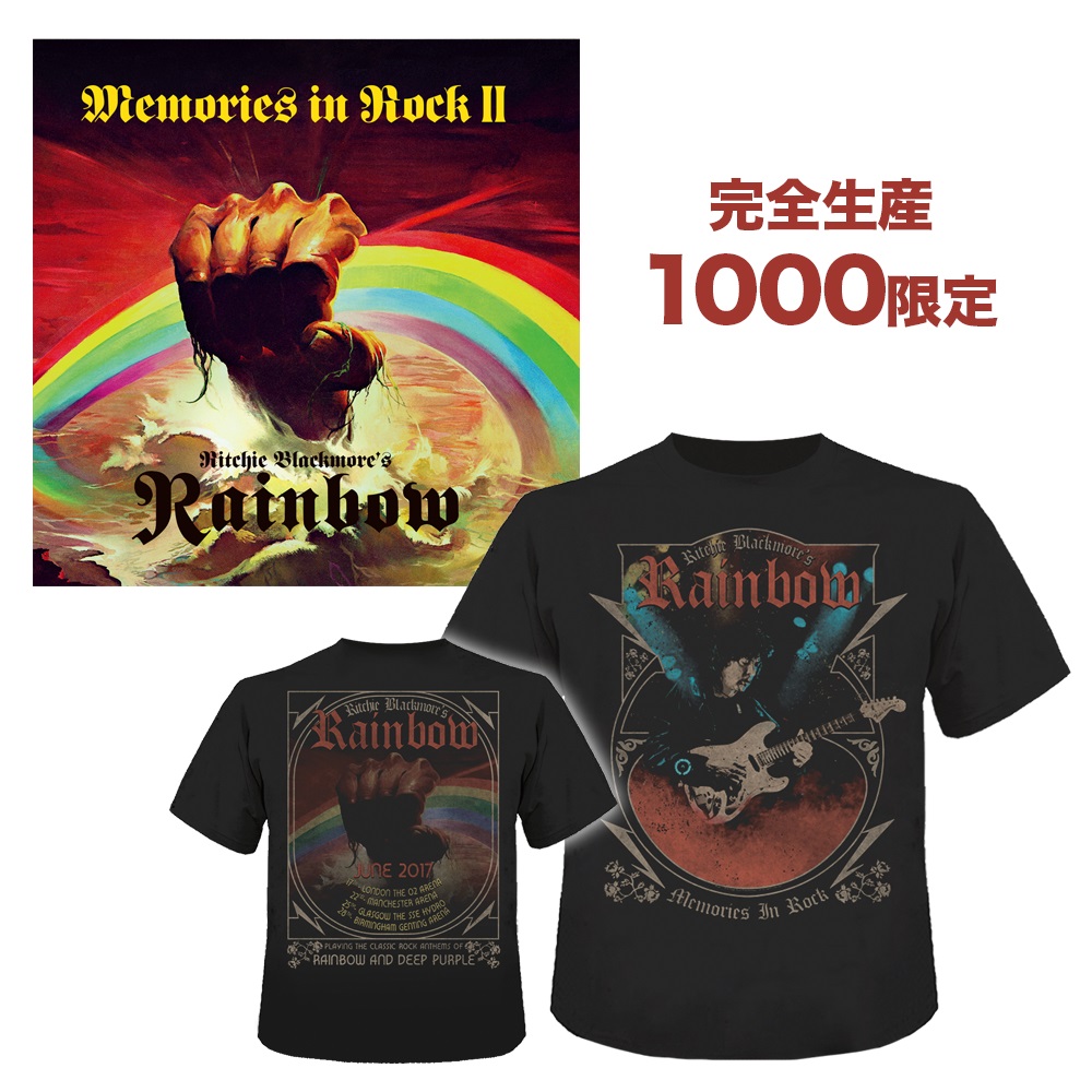 MEMORIES IN ROCK II / メモリーズ・イン・ロックII~ライヴ・イン ・イングランド2017u003c完全生産限定3CD+DVD+Tシャツ(Lサイズ)u003e/RITCHIE BLACKMORE'S RAINBOW/リッチー・ ブラックモアズ・レインボー｜HARDROCK u0026 HEAVYMETAL｜ディスクユニオン・オンラインショップ ...