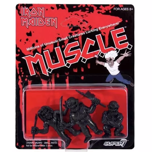 IRON MAIDEN / アイアン・メイデン / BLACK M.U.S.C.L.E.<キン消しタイプ / 3体セット>